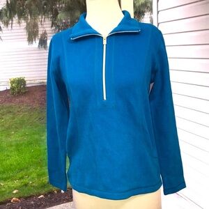 UNISEX EUC Men’s/Women’s 1/2 Half Zip-Up Long-Sleeved Sweater Sz S/P